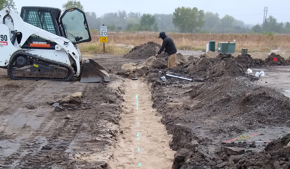 Meyer Grading Drainage Work